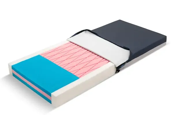 All State Medical Comfort Select Pressure Redistribution Foam Mattress, No Raised Side Rails,36"x84"x6"