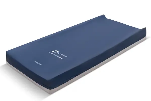 Comfort Select Pressure Redistribution Foam Mattress, With Raised Side Rails,36"x84"x6"